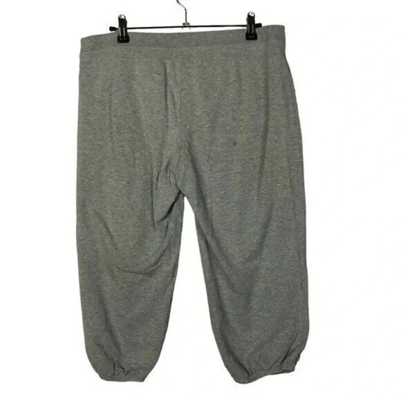 Calvin Klein Light Gray Y2K Cropped Tapered Leg Sweatpants L - Picture 2 of 6